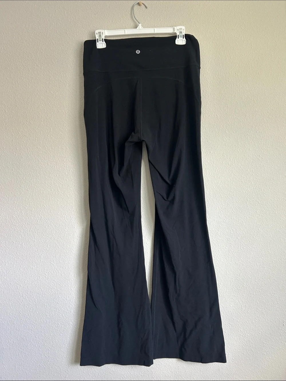 Lululemon black high waist flared leggings